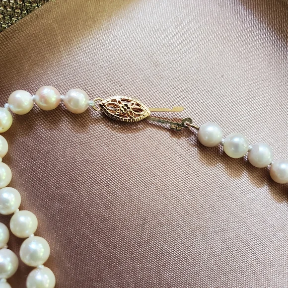 Ben Bridge Pearl 14k Gold Necklace - Picture 9 of 13